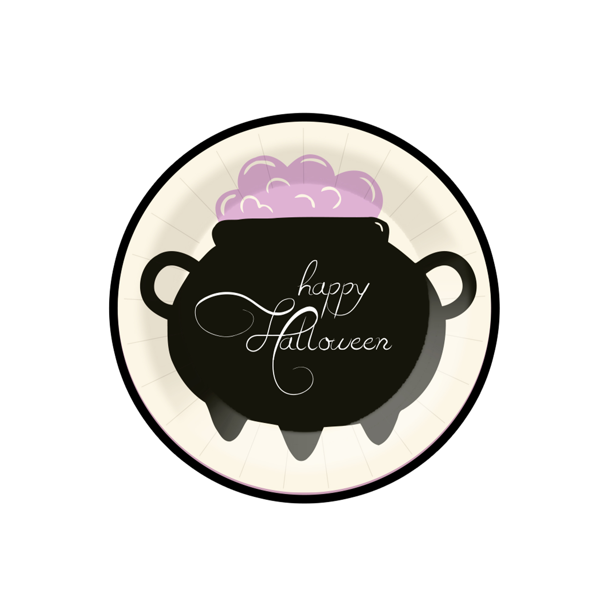 Halloween Theme Magic Potion Dessert Plate