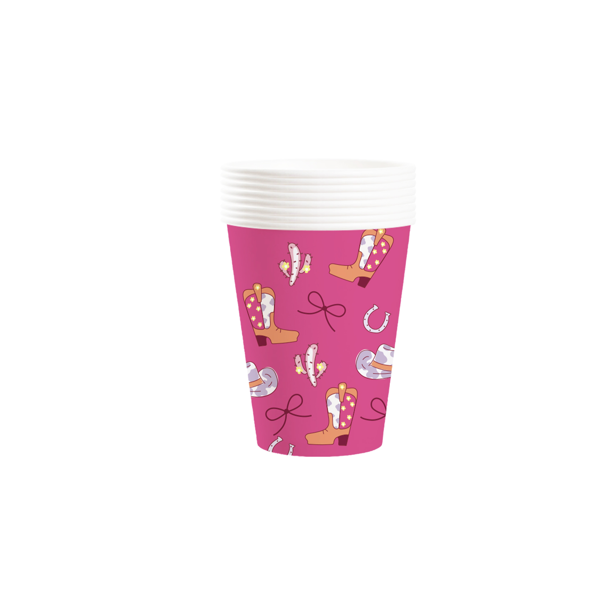 Pink Cowgril Theme 9oz Cup