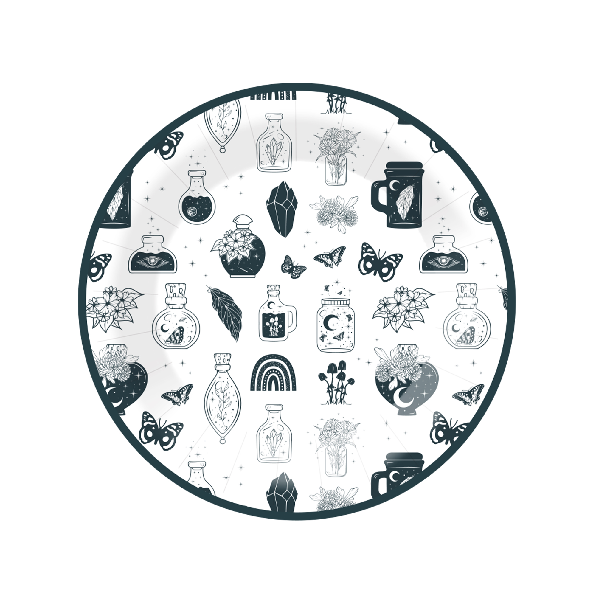 Halloween Theme Magic Potion Dinner Plate