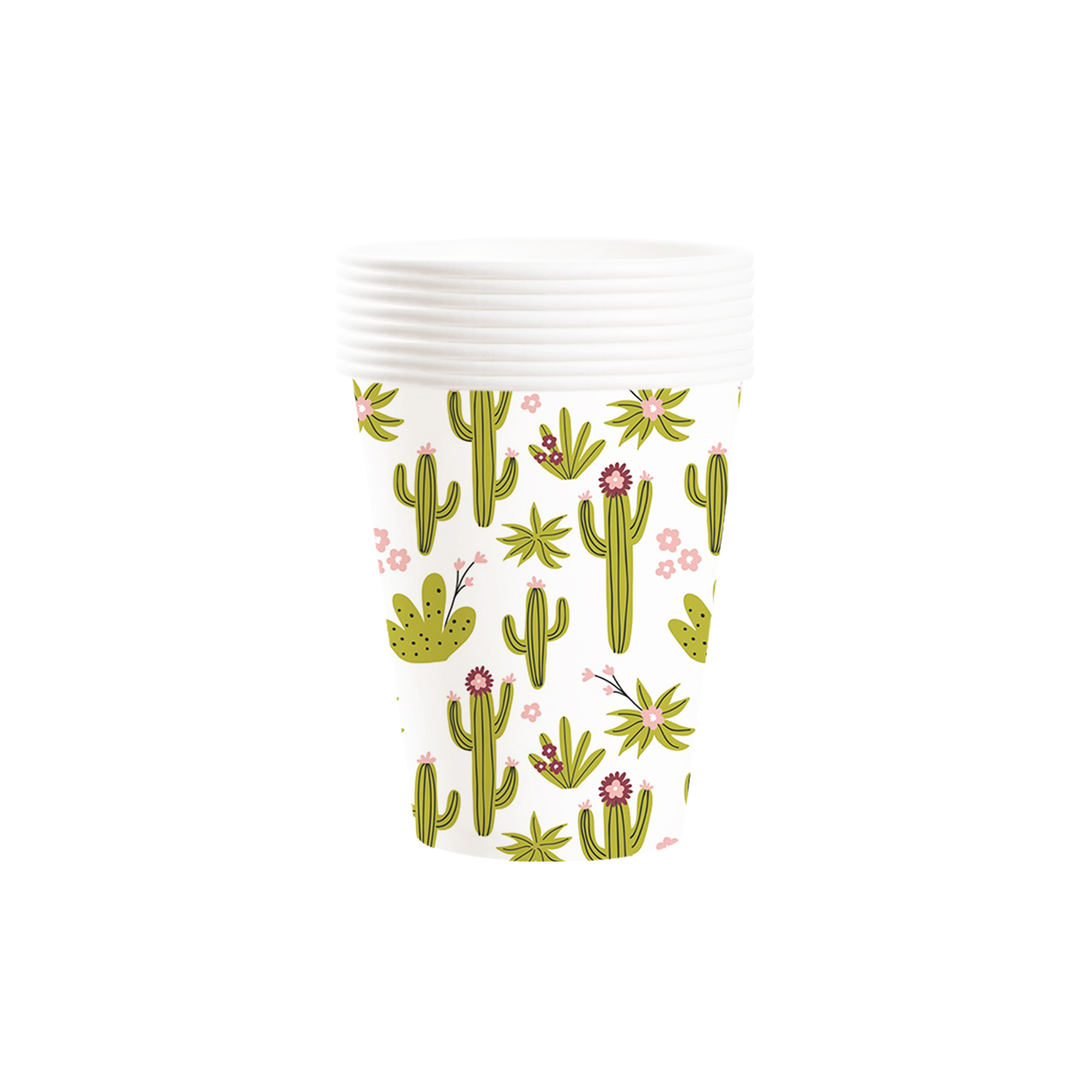 Kids Theme Green Cactus 9oz Cup