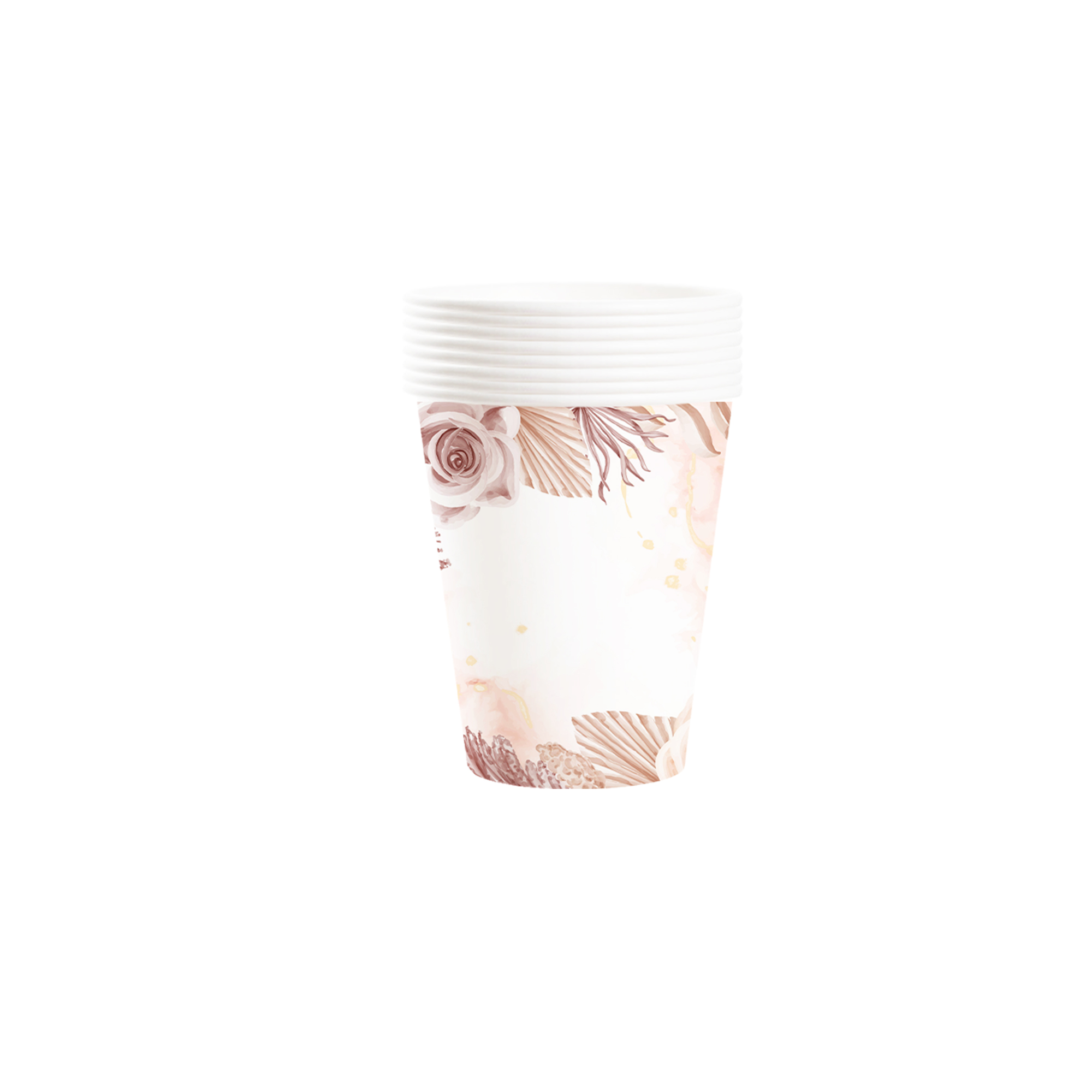 Ramadan Theme White&Brown 9oz Cup