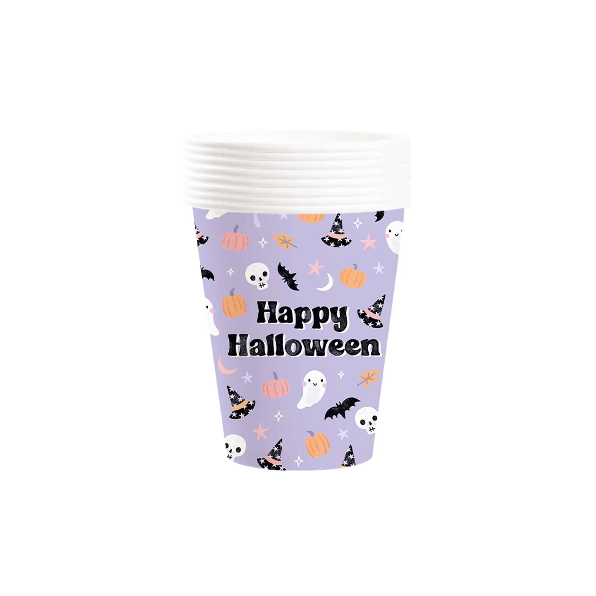 Halloween Theme Purple 9oz Cup 
