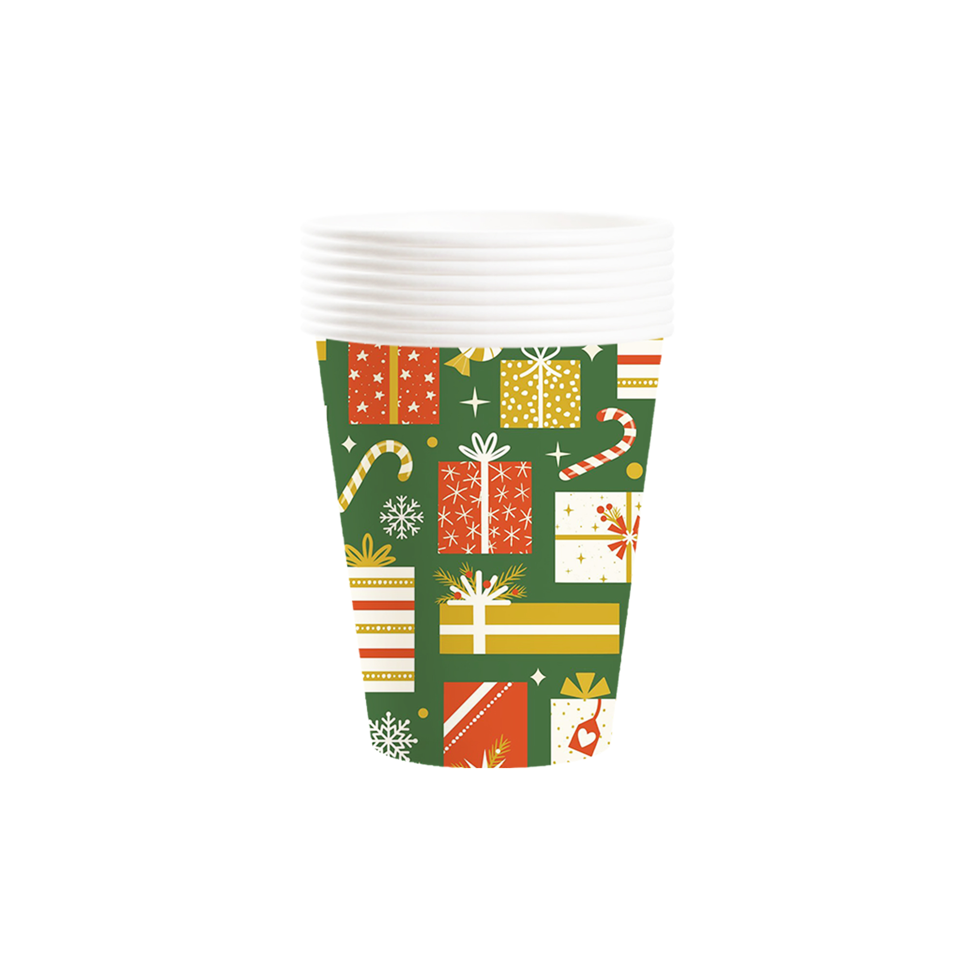 Christmas Theme Colorful Gift Pattern 9oz Cup