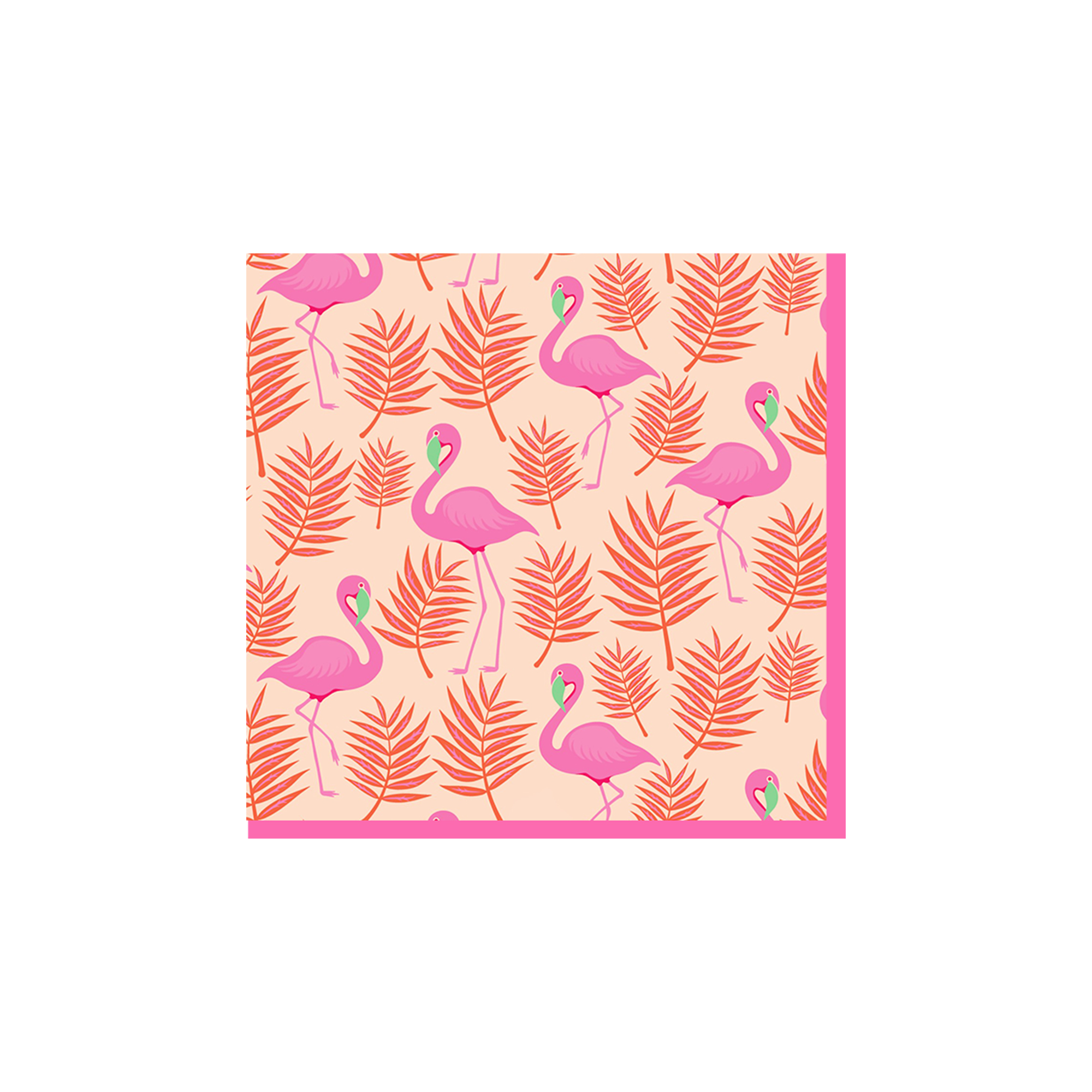 Summer Theme Aloha Party Light Orange Napkin