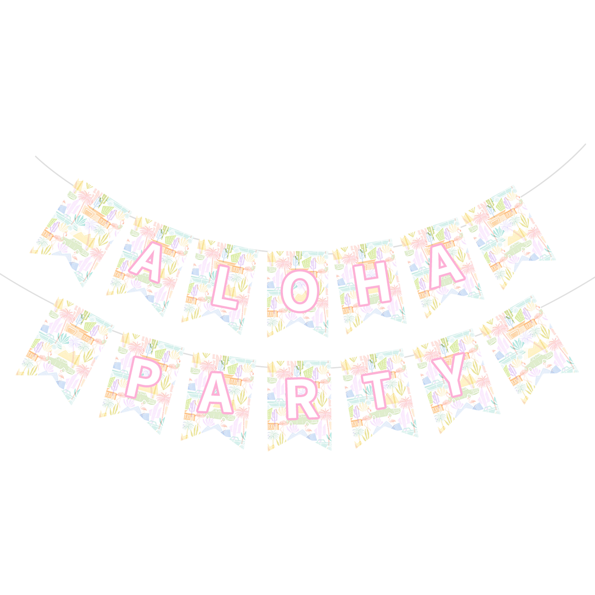 Summer Theme Paper Banner