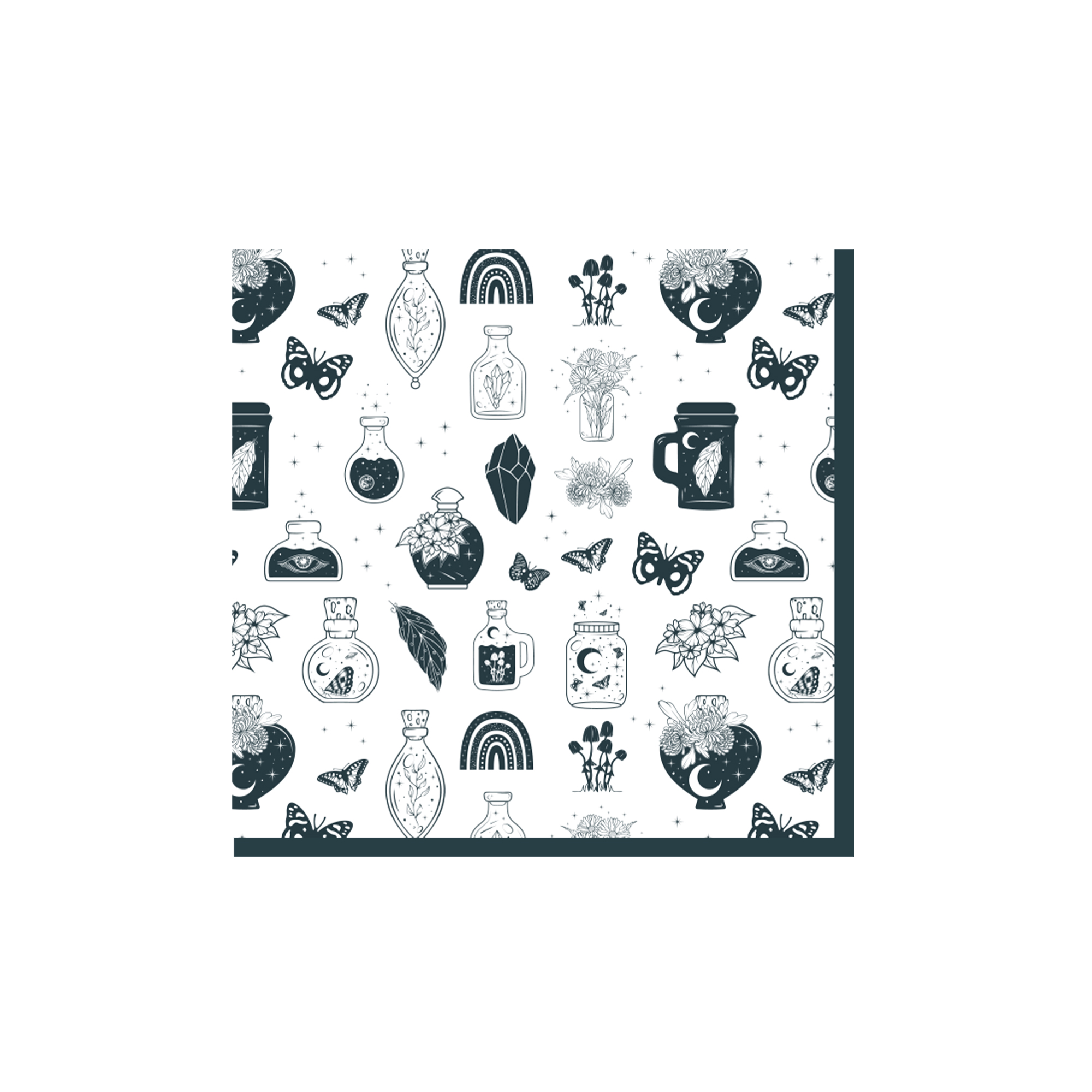 Halloween Theme Witch Element Napkin