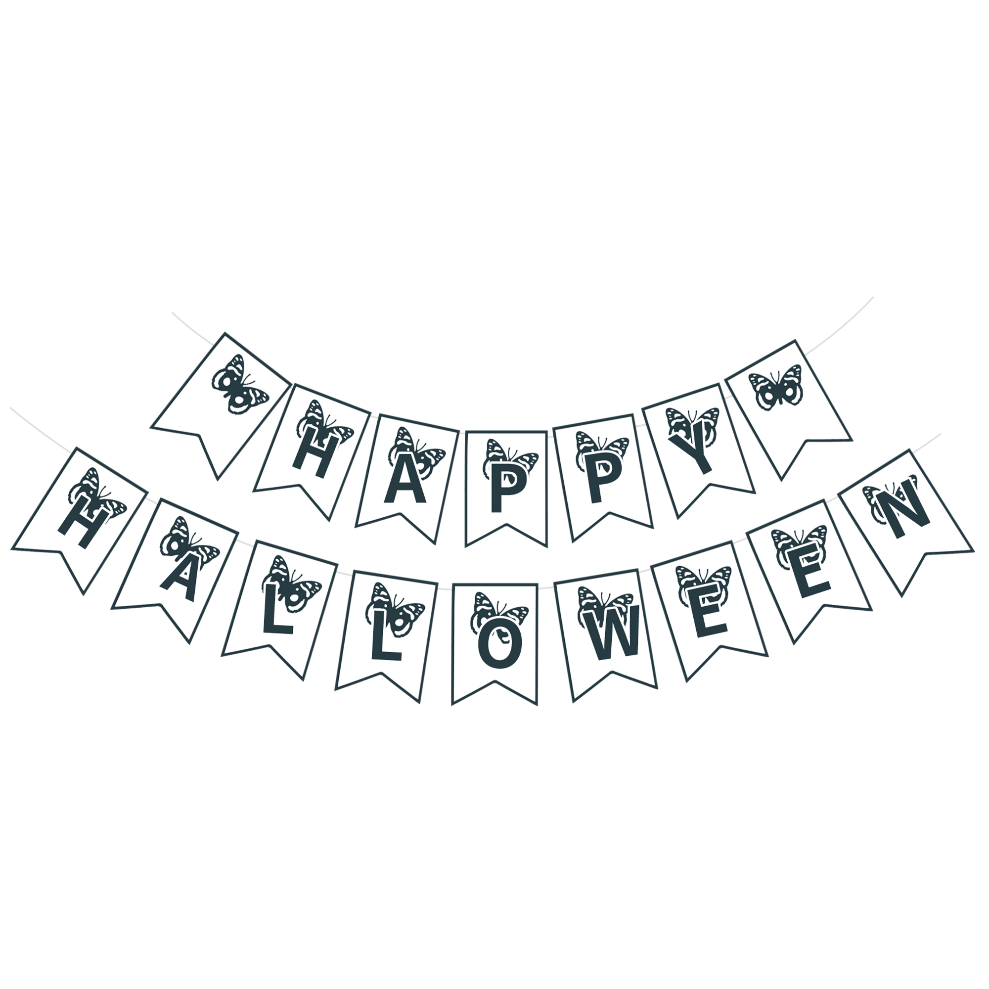 Halloween Theme Witch Element Banner