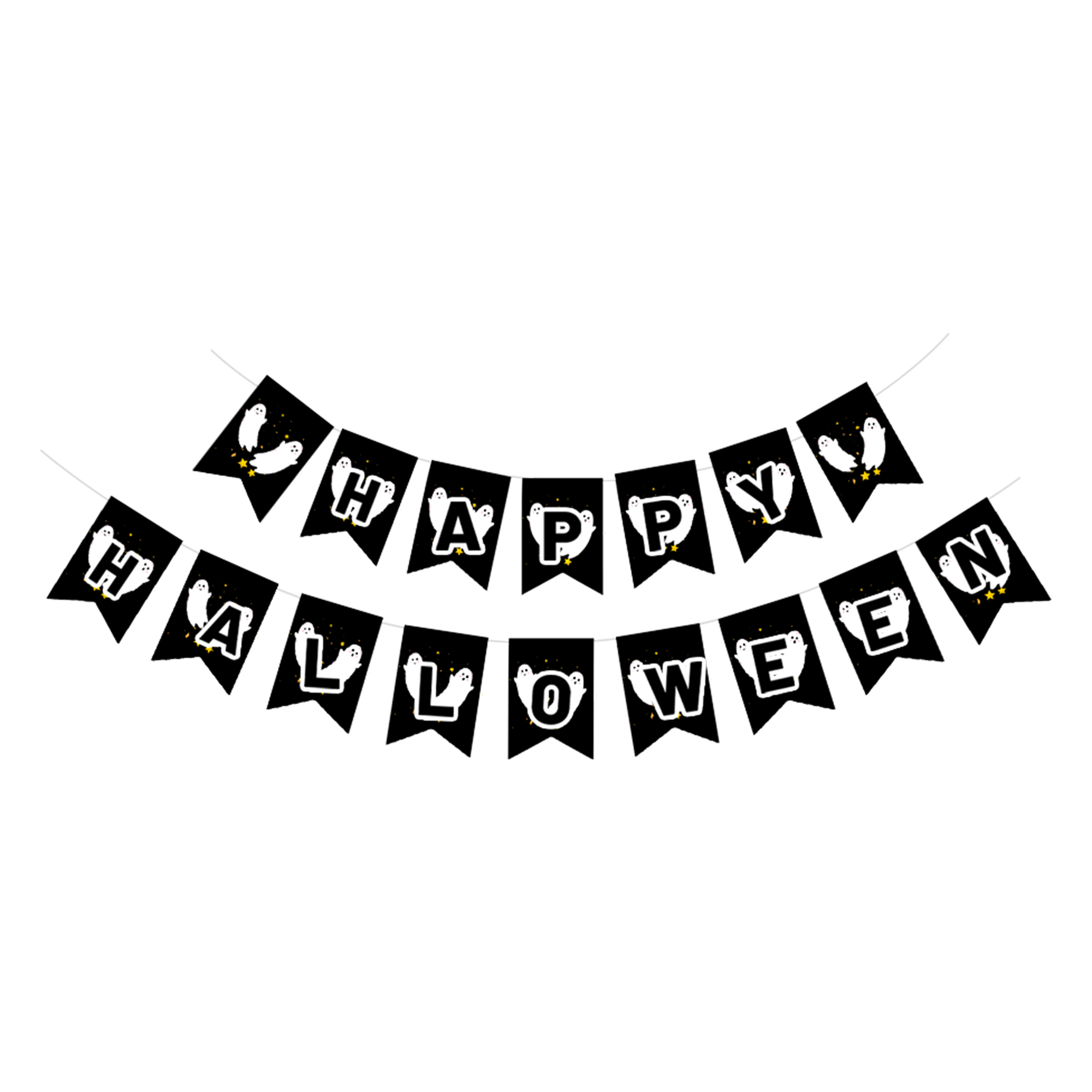 Halloween Theme Black Color Banner