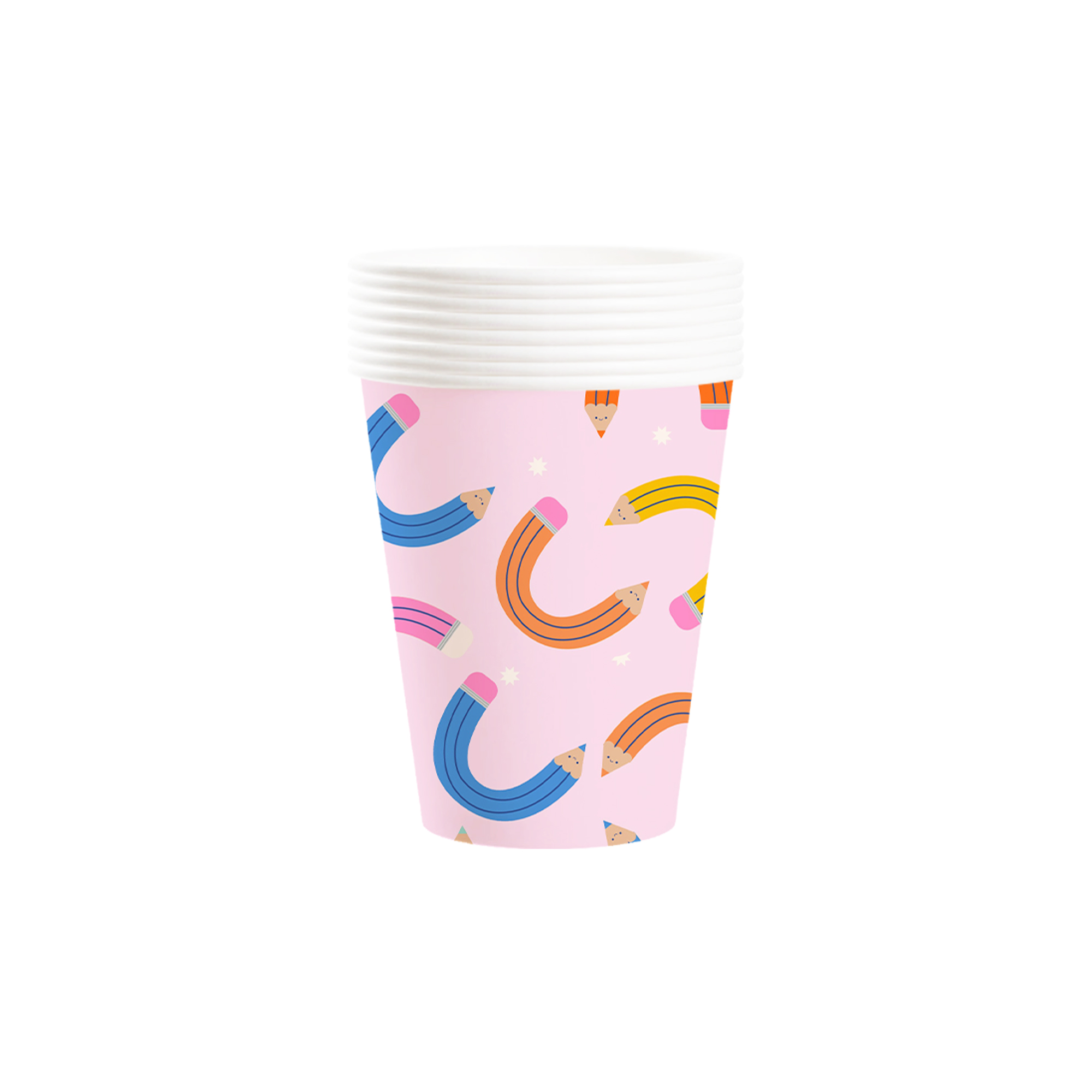 Back To School Theme Pink 9oz Cup