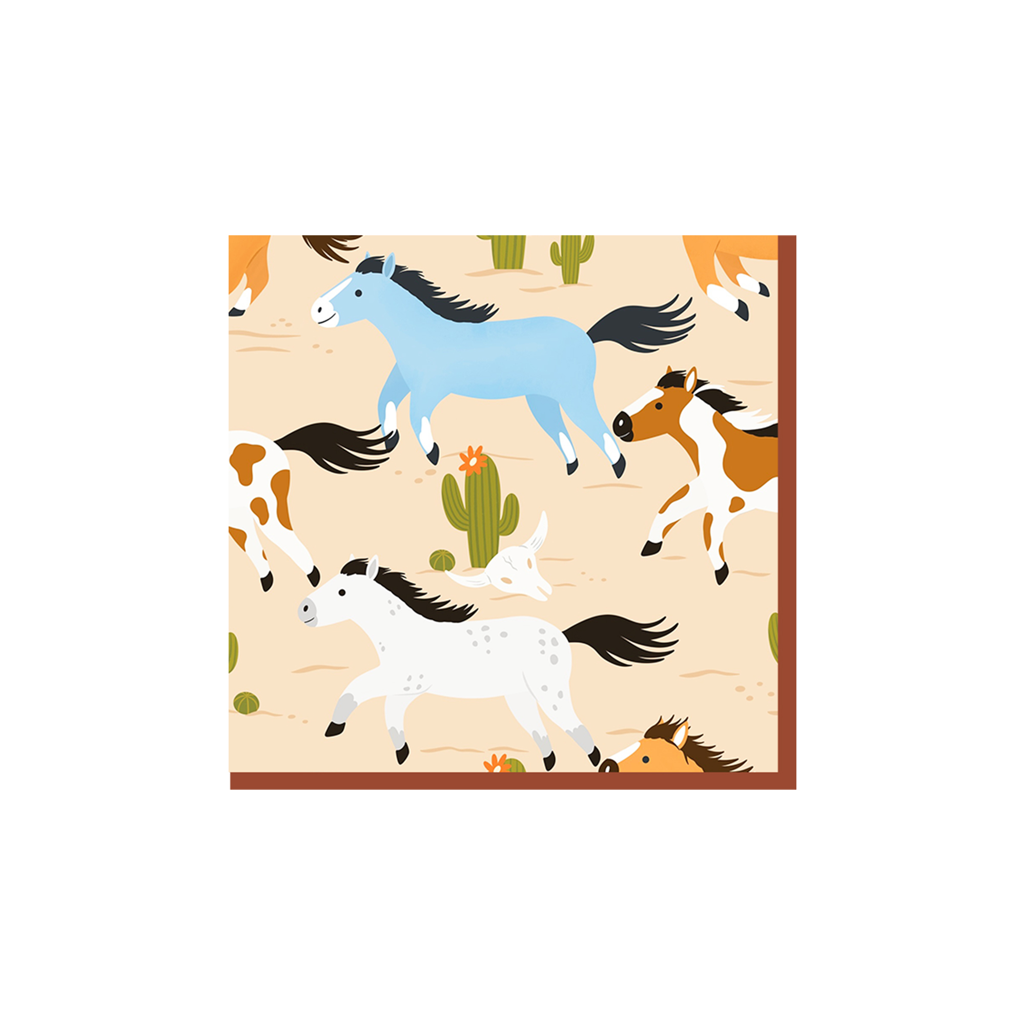 Animal Theme Horse Napkin