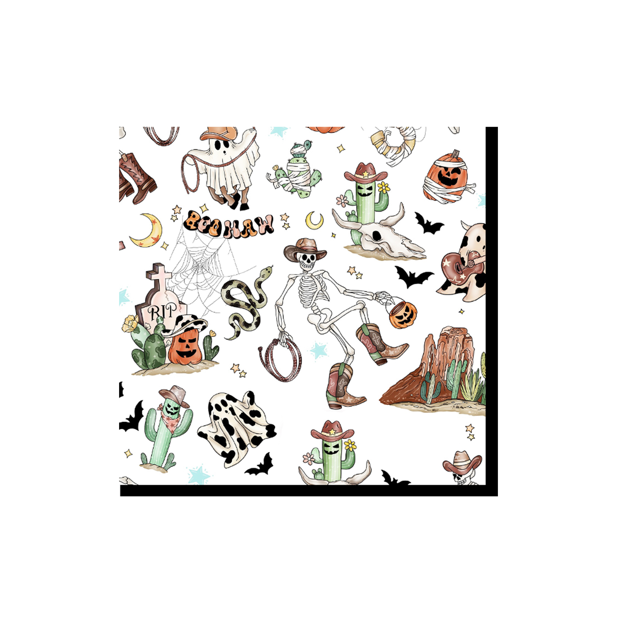 Halloween theme Western Desert Style Napkin