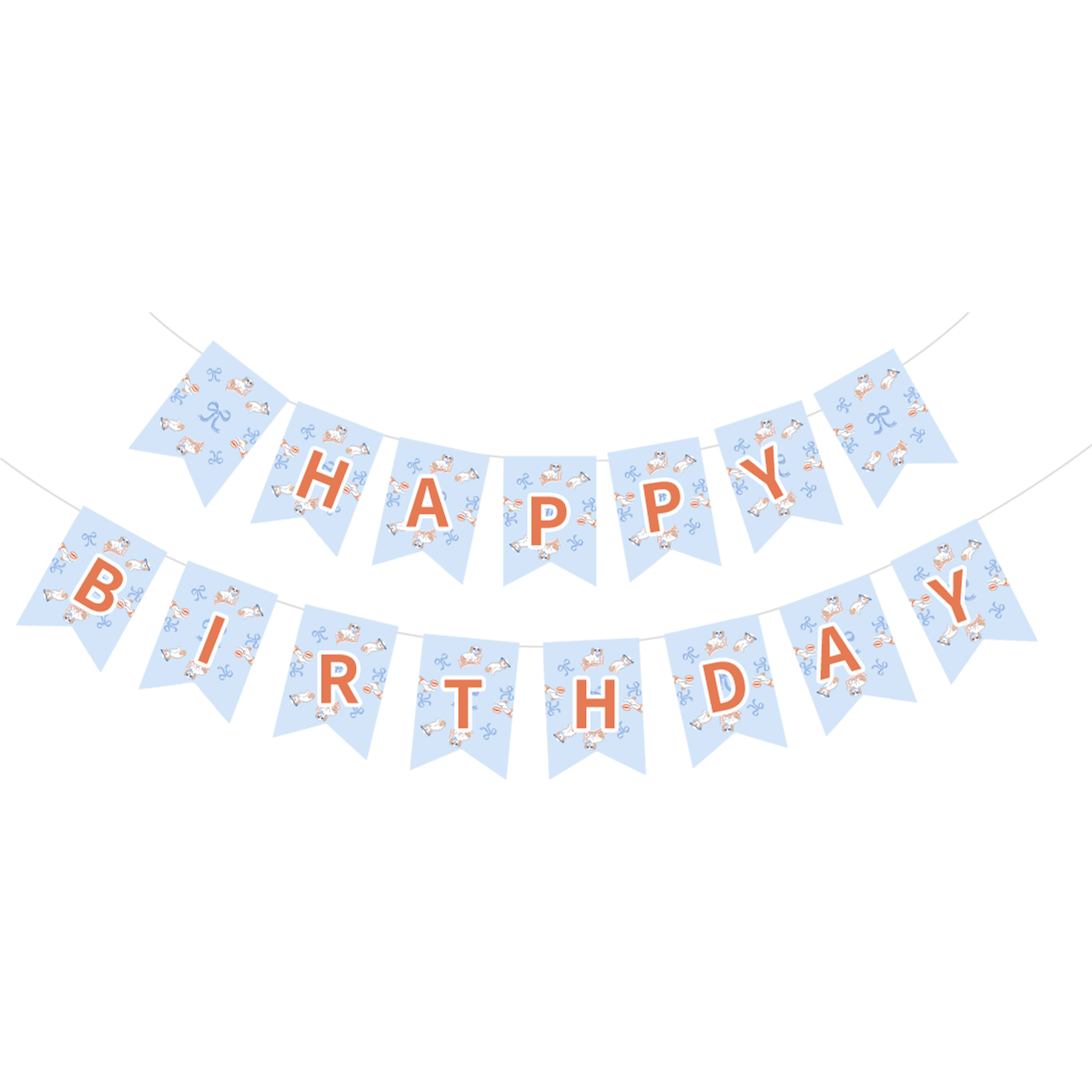 Animal Theme Happy Birthday Paper Banner
