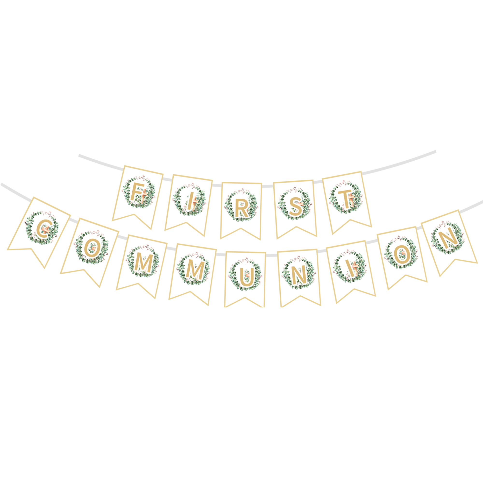 Communion Theme Paper Banner