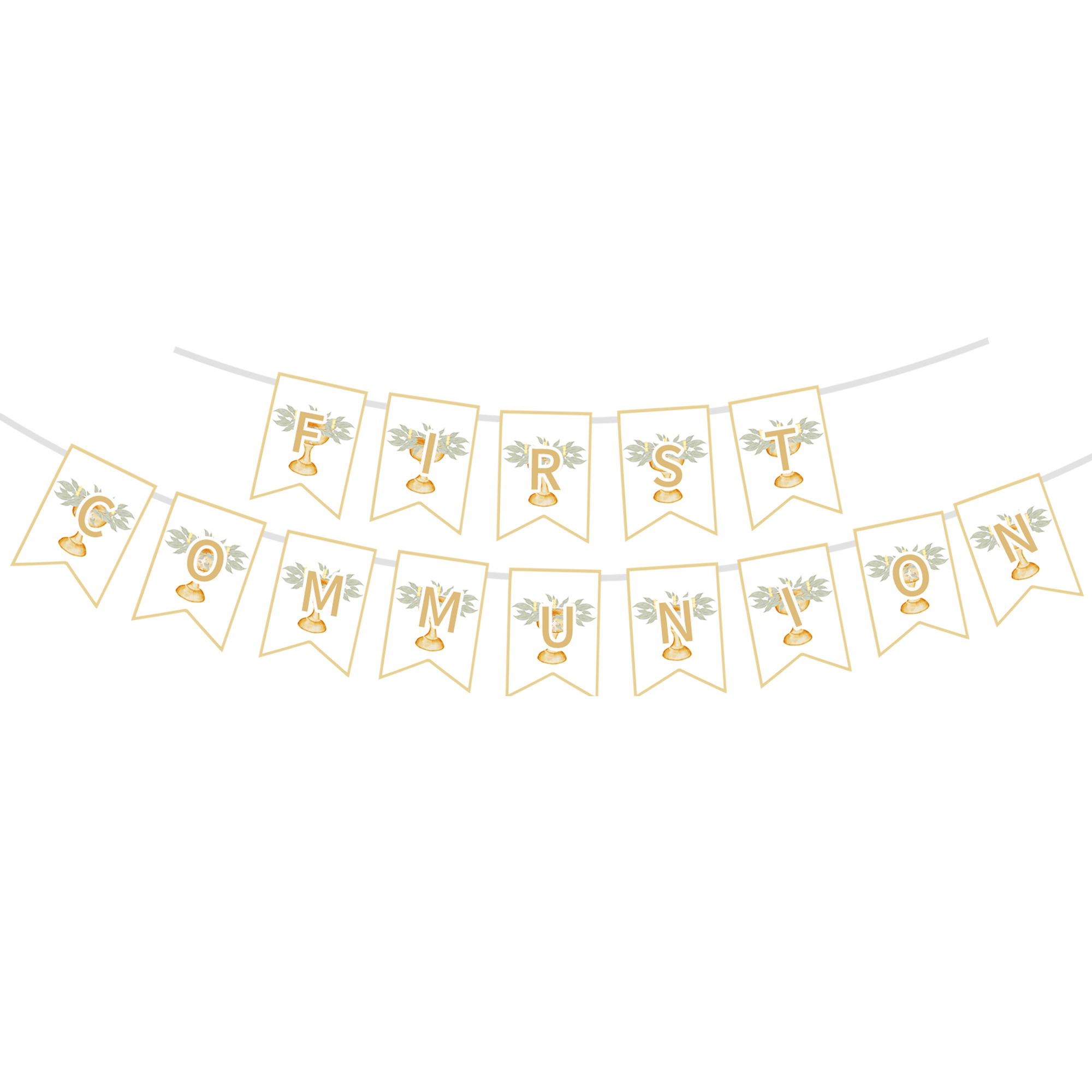 Communion Theme Paper Banner