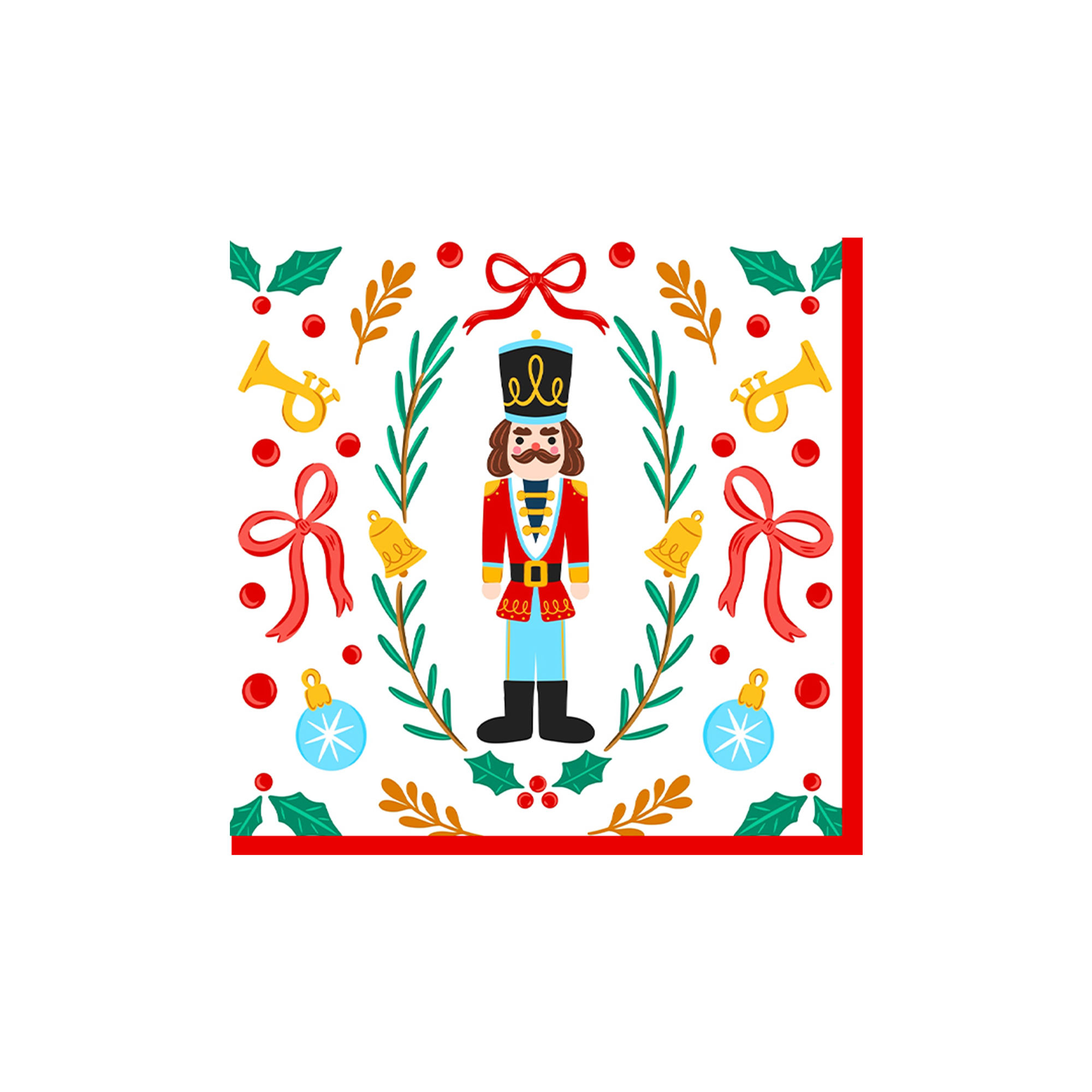 Christmas Nutcracker Napkin