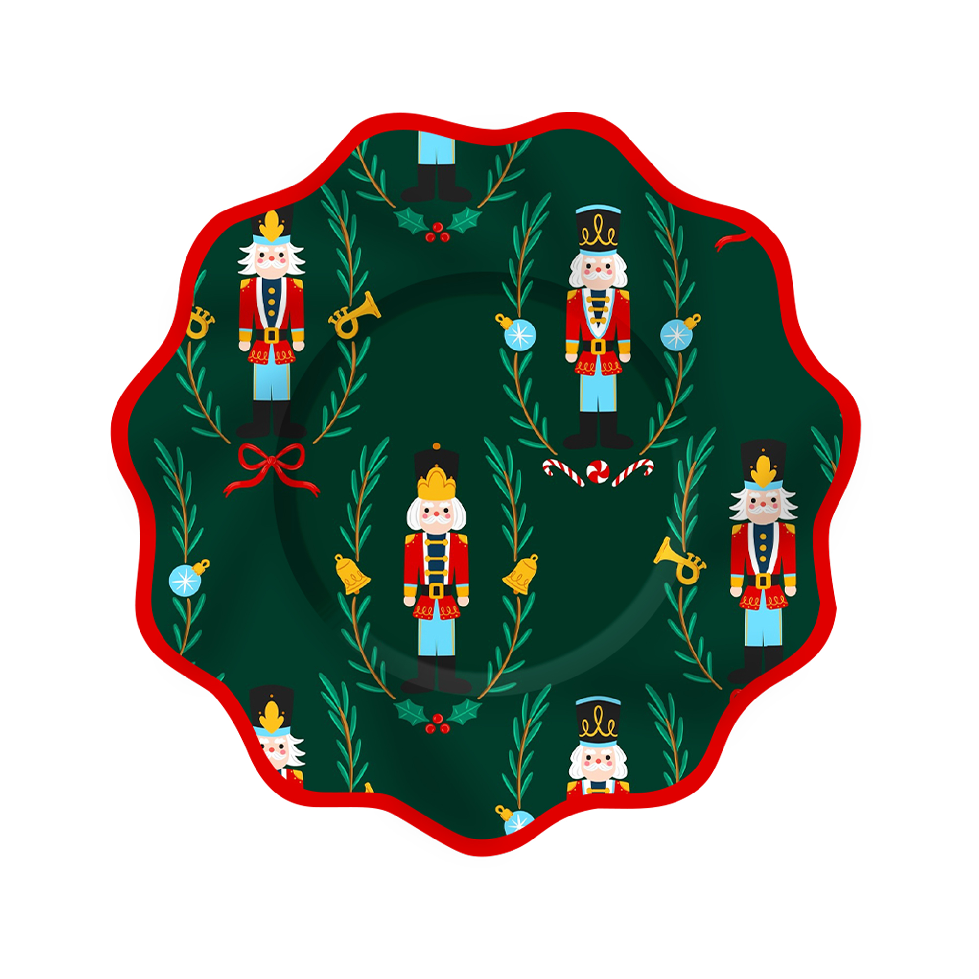 Christmas Nutcracker Dinner Plate