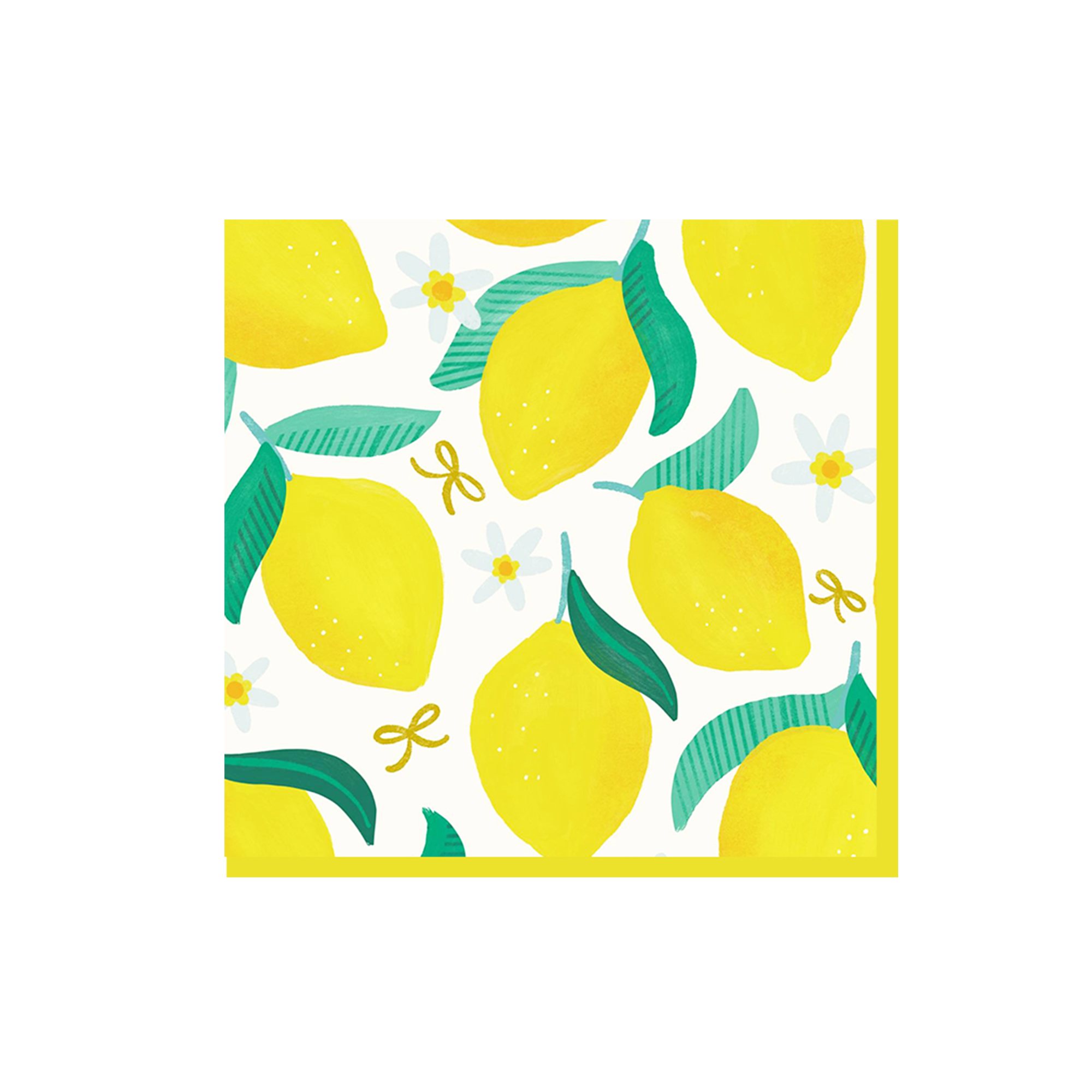 Fruit Theme Lemon Pattern Napkin