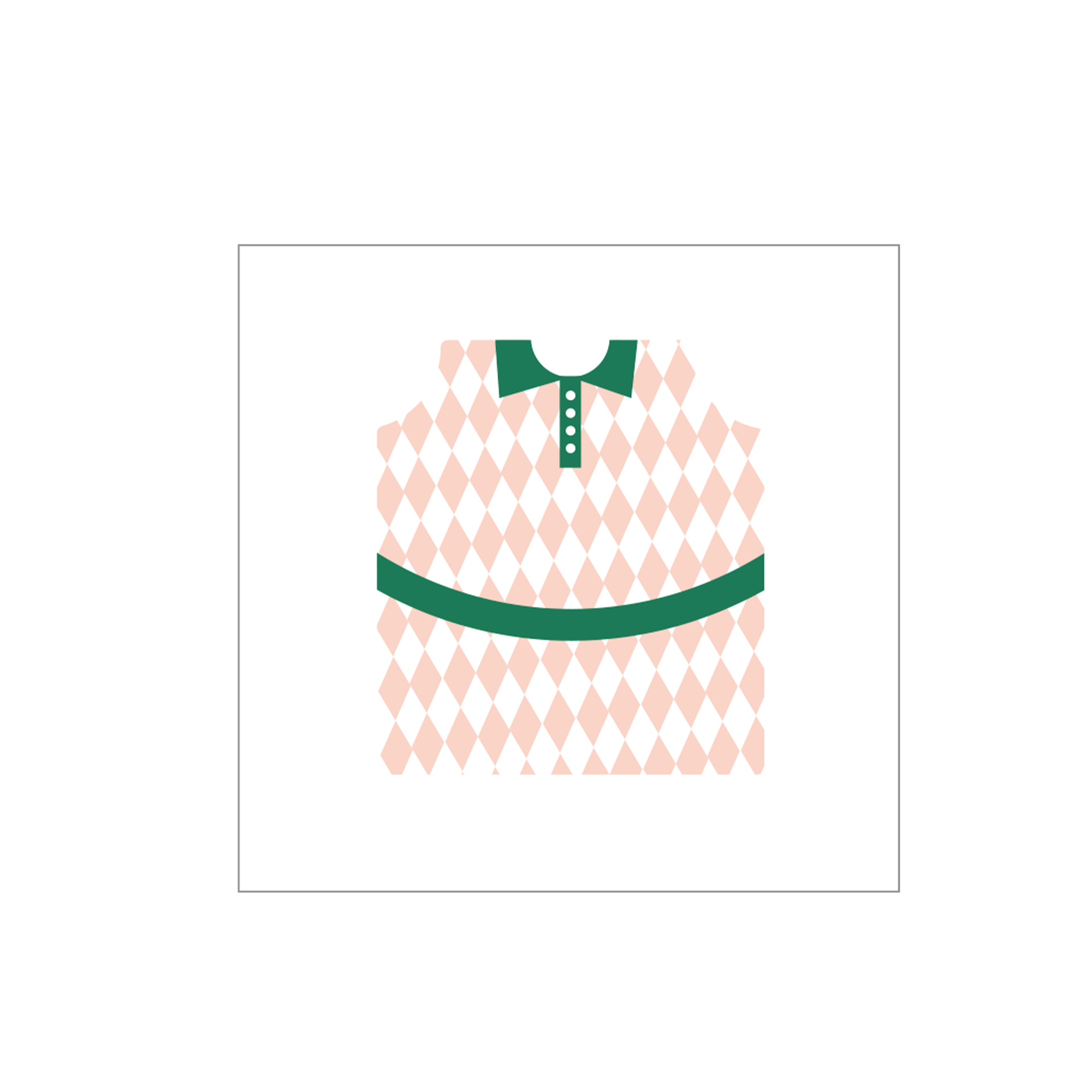 Sport Theme White Background Shirt Pattern Napkin
