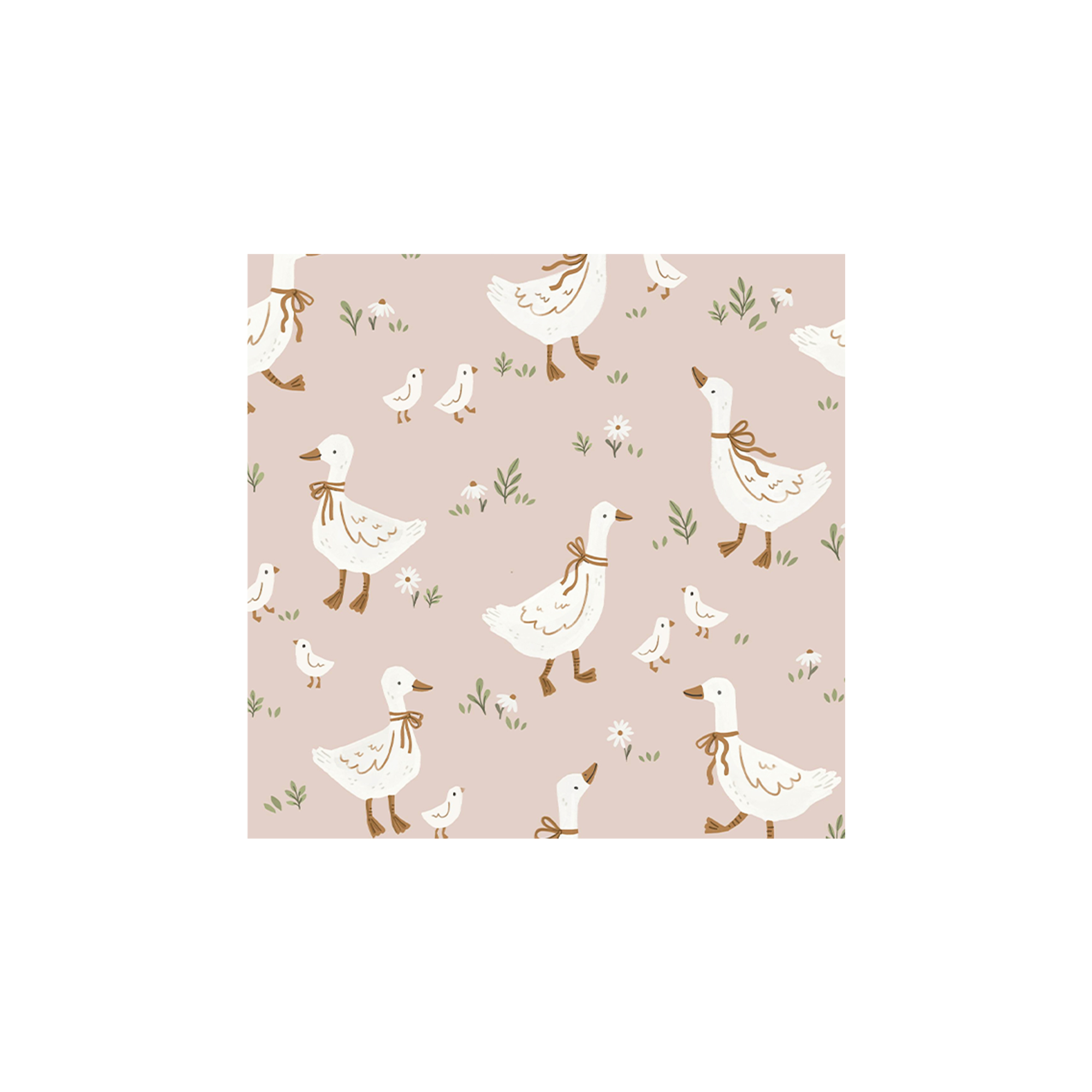 Animal Themed Pink Background Napkin