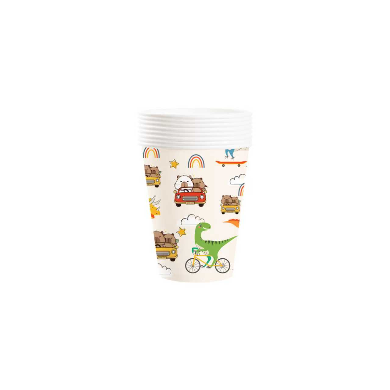 Animal Themed Dinosaur Hamster Element 9oz Paper Cup