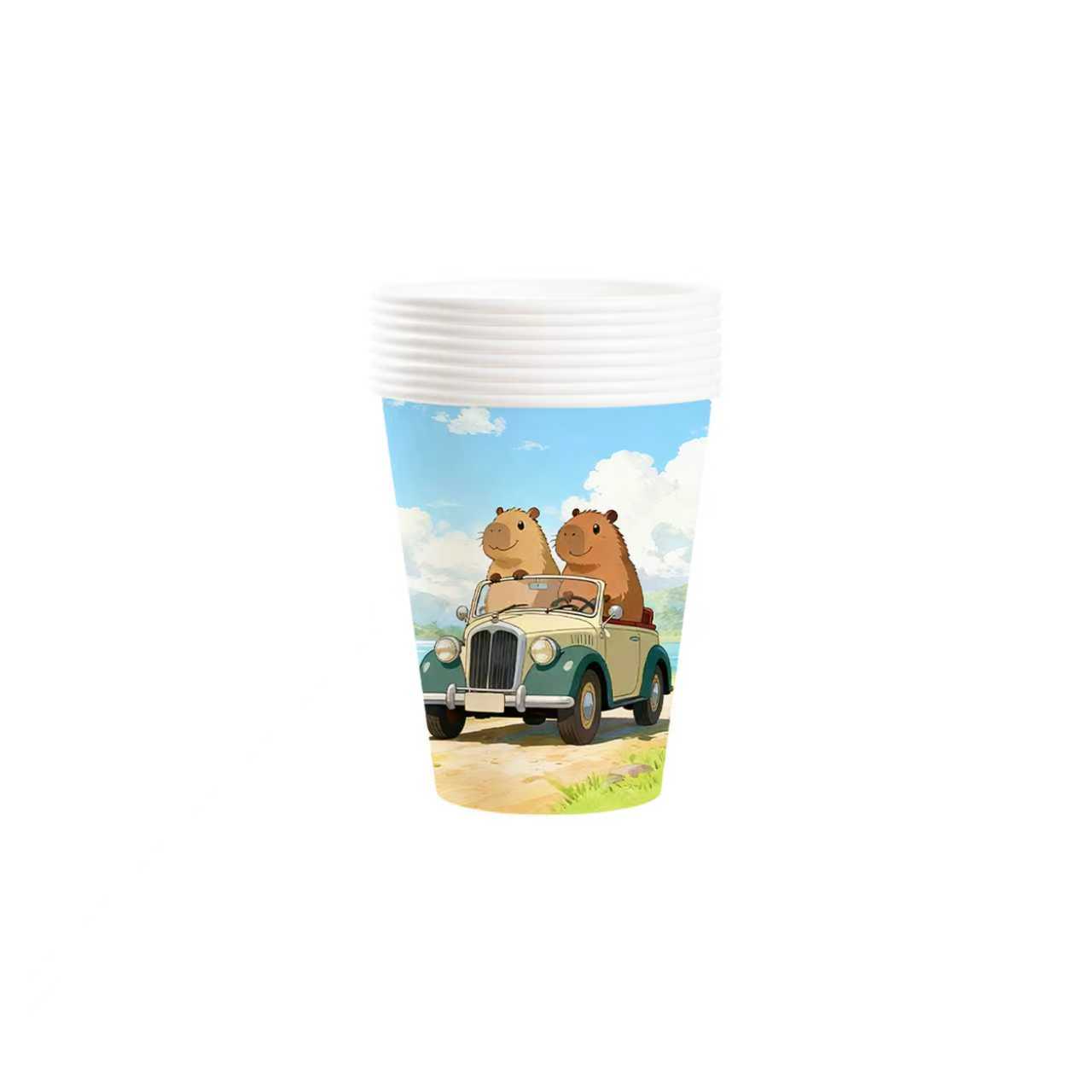Animal Themed Dinosaur Hamster Element 9oz Paper Cup