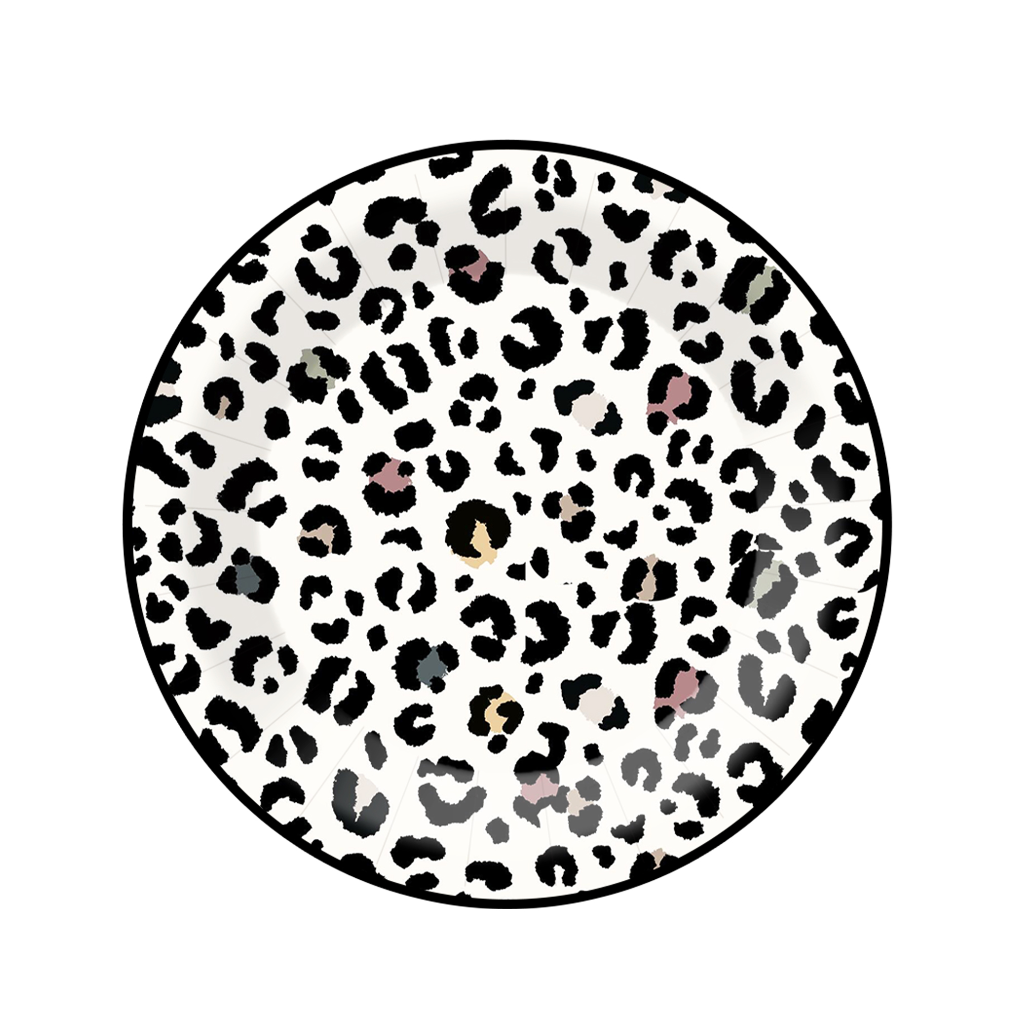 Animal Theme Cow Pattern Dinner Plate