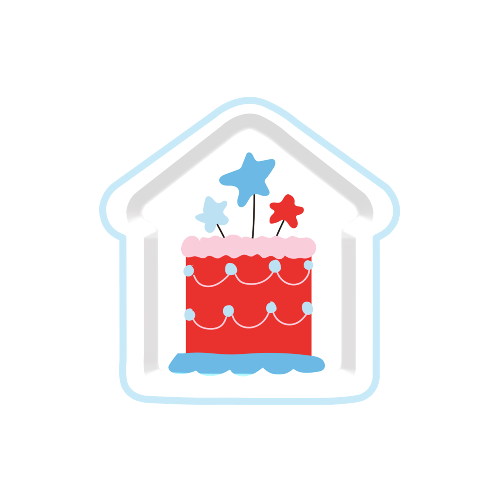 House Die-Cut Line Plate