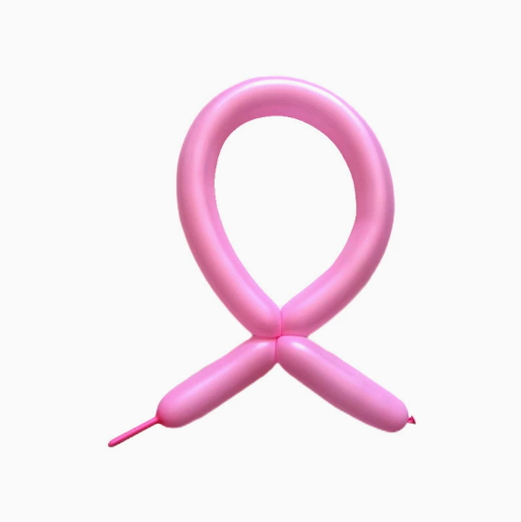 30cm Pink Pearl Color Long Latex Balloon