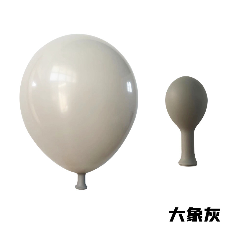 5inch Elephant Grey Standard Color Latex Balloon