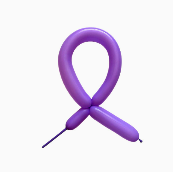 30cm Purple Pearl Color Long Latex Balloon