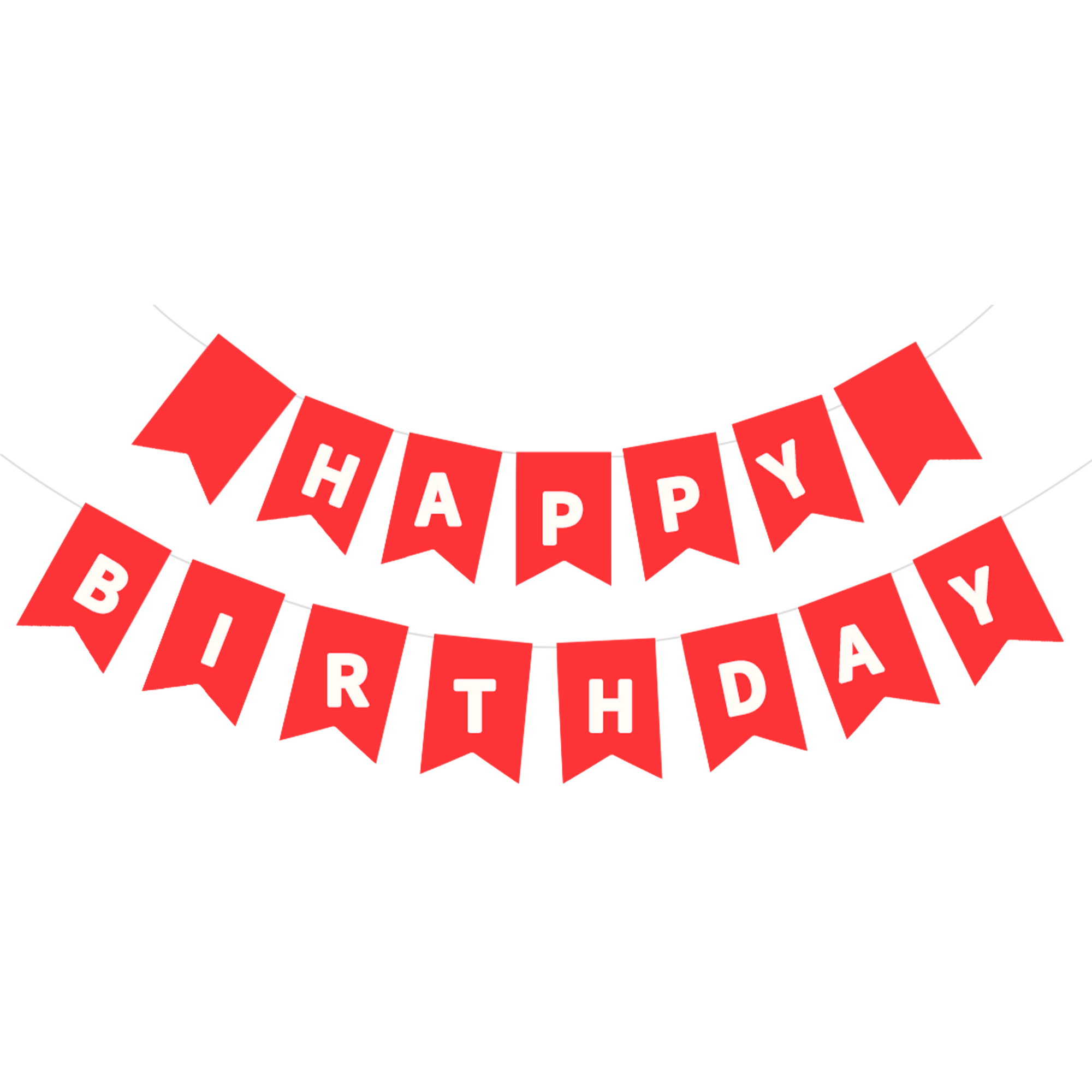 Valentine Theme Red Background White Letters Paper Banner