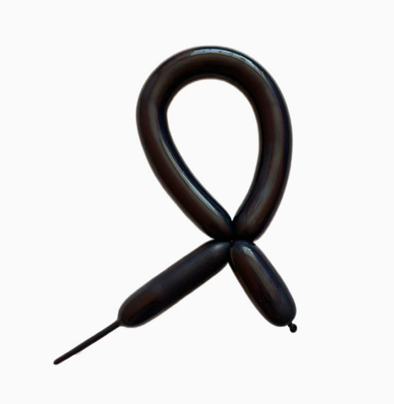 30cm Black Pearl Color Long Latex Balloon