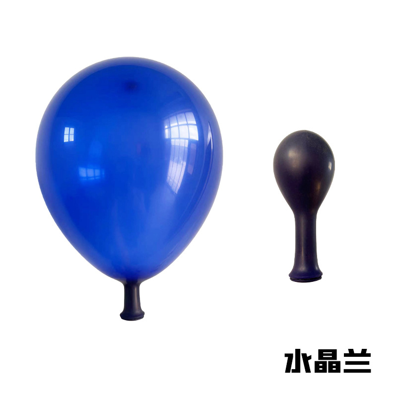 5inch Crystal Blue Standard Color Latex Balloon