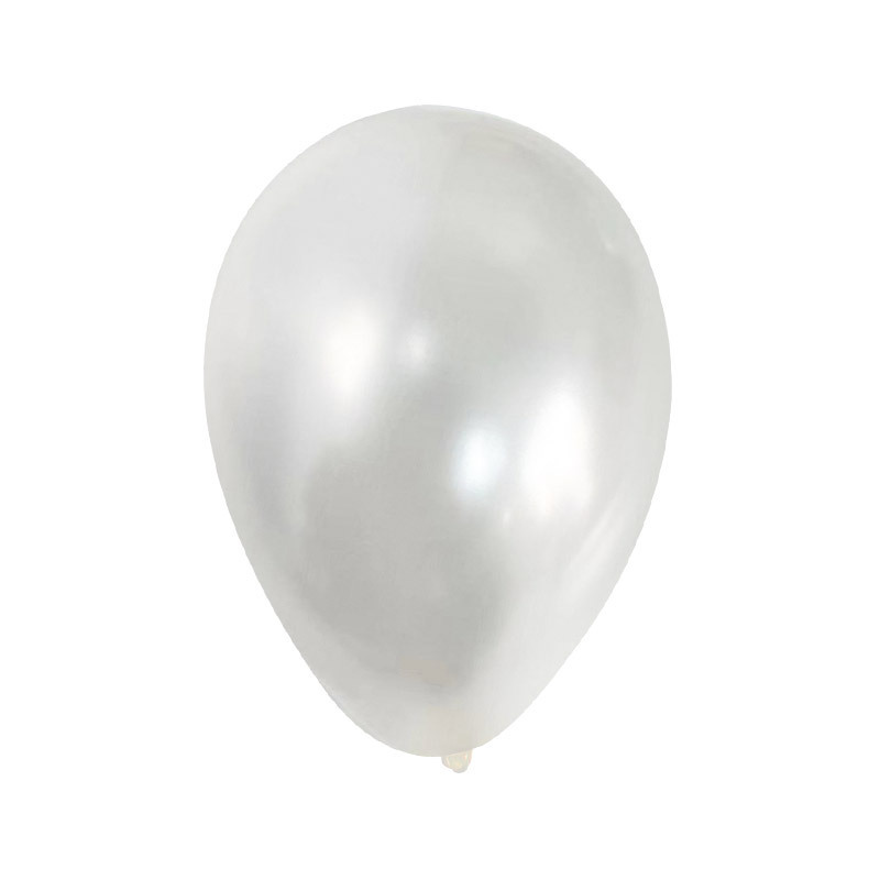 5 Inch Pearlescent White Latex Balloon
