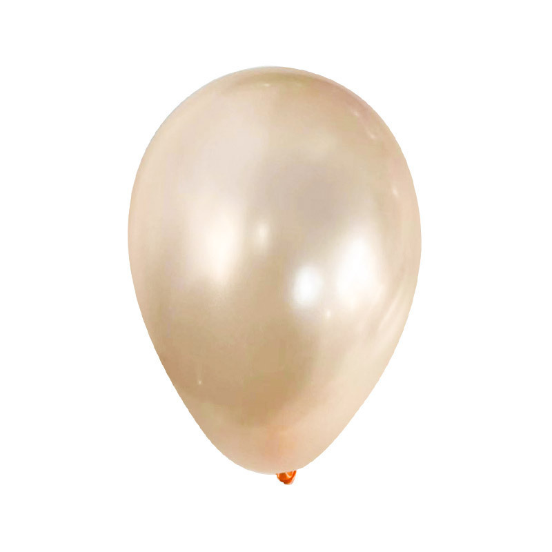 5 Inch Pearlescent Champagne Latex Balloon