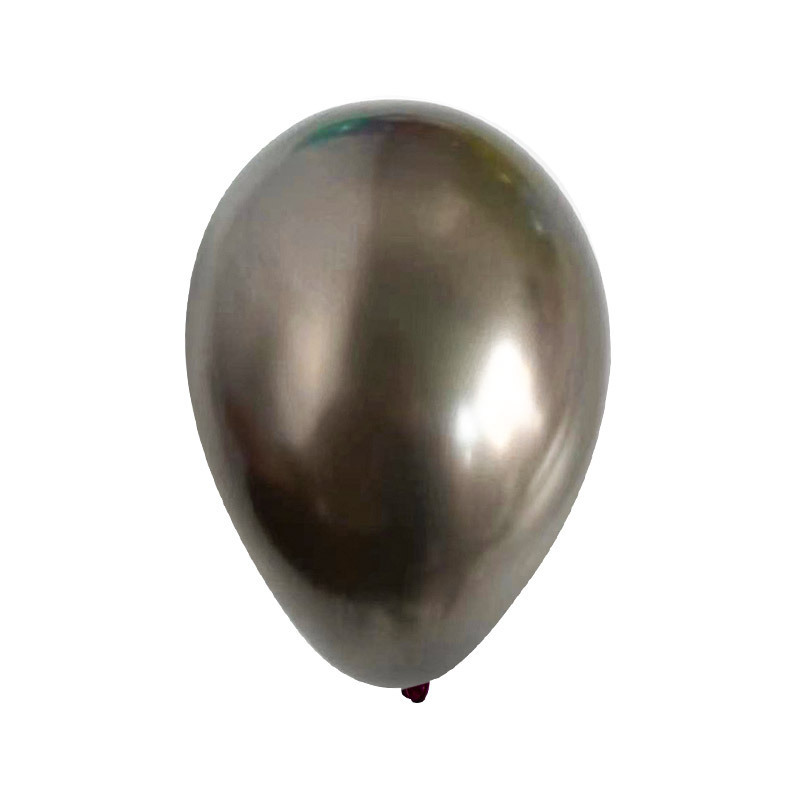 5 Inch Pearlescent Black Latex Balloon