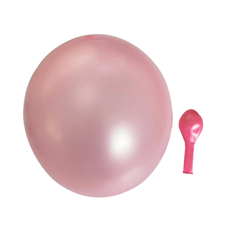 10 Inch Pearlescent Light Pink Latex Balloon