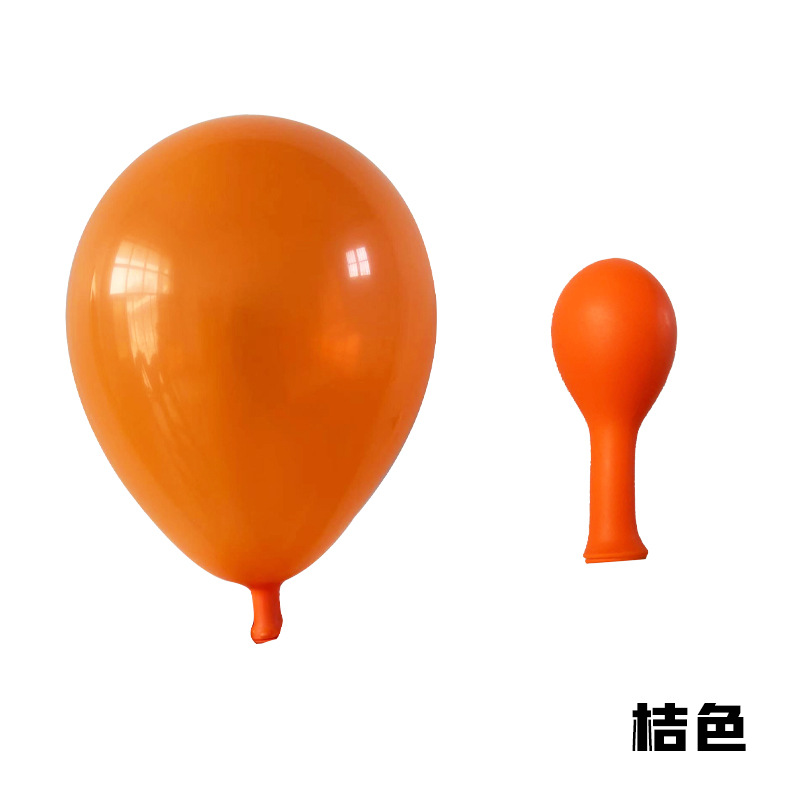 10inch Orange Standard Color Latex Balloon