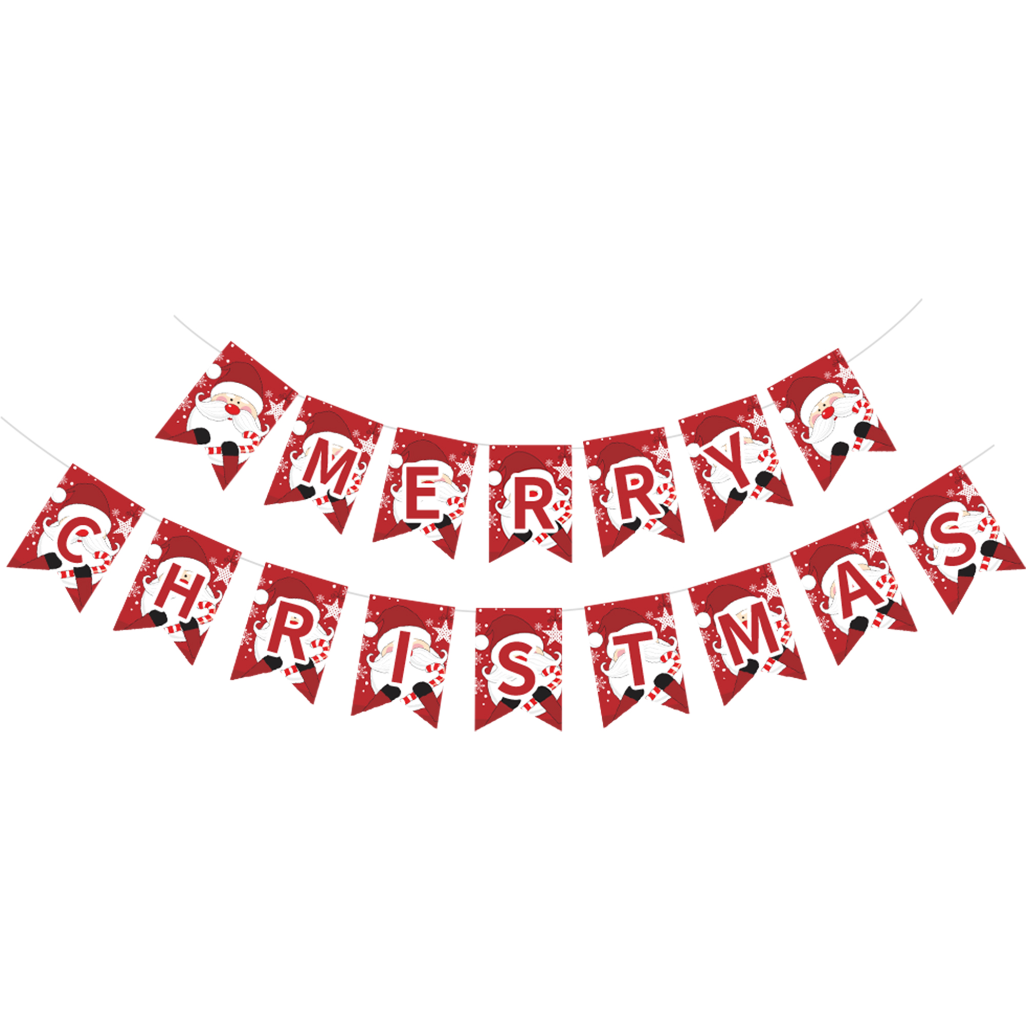 Christmas Father Christmas Paper Banner