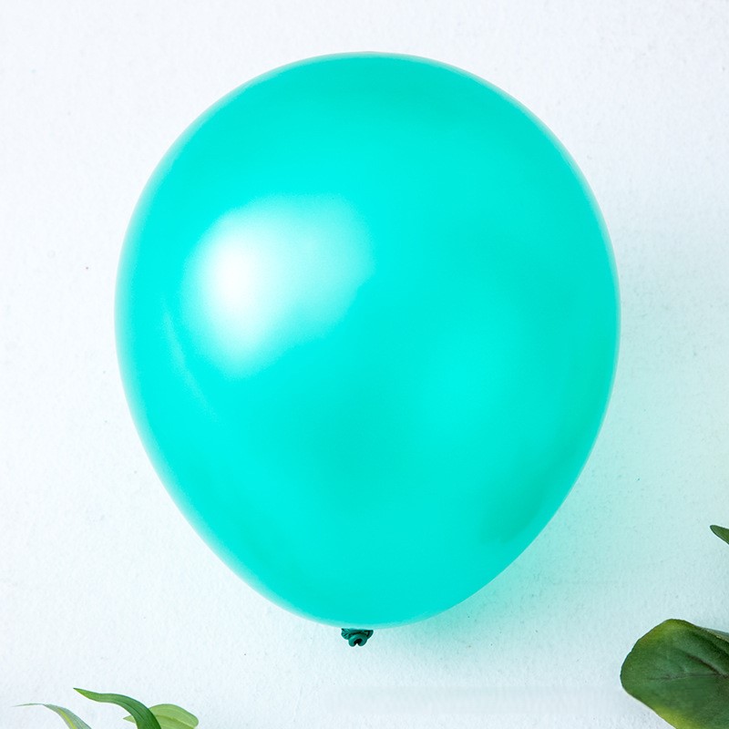 12 Inch Pearlescent Dark Green Latex Balloon