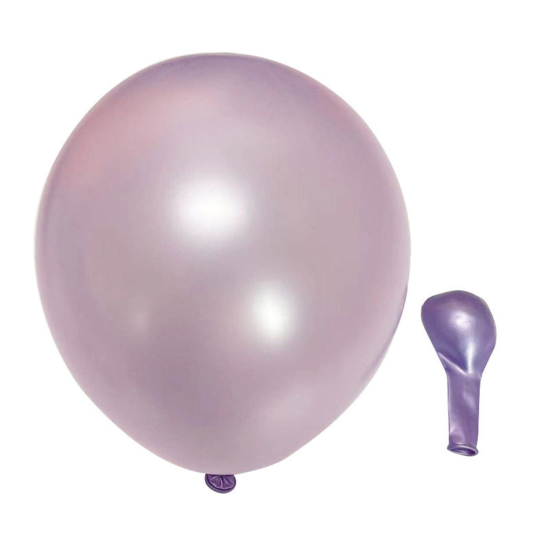 10 Inch Pearlescent Light Purple Latex Balloon
