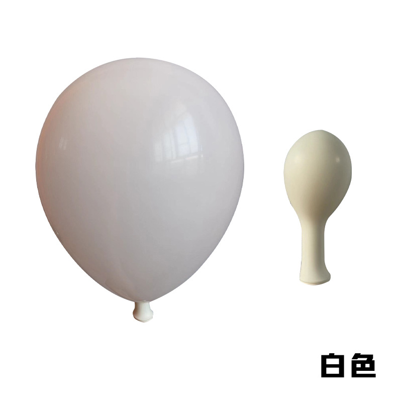 12inch White Standard Color Latex Balloon