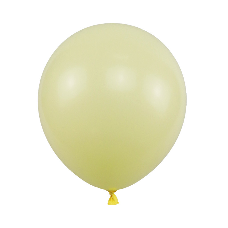 10inch Yellow Pastel Color Latex Balloon