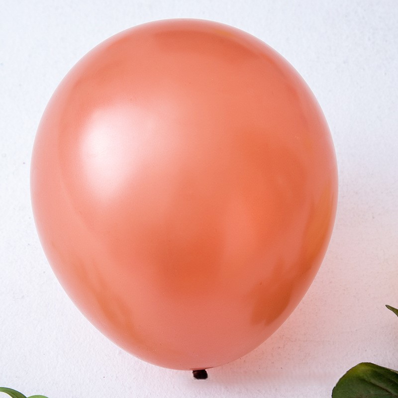 12 Inch Pearlescent Coffee Latex Balloon