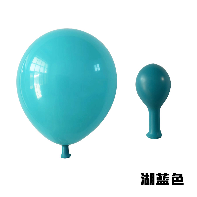18inch Lake Blue Standard Color Latex Balloon