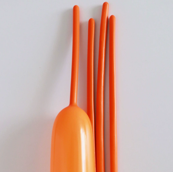 30cm Orange Matte Color Long Latex Balloon