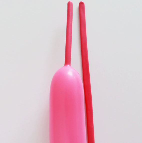 30cm Hot Pink Matte Color Long Latex Balloon
