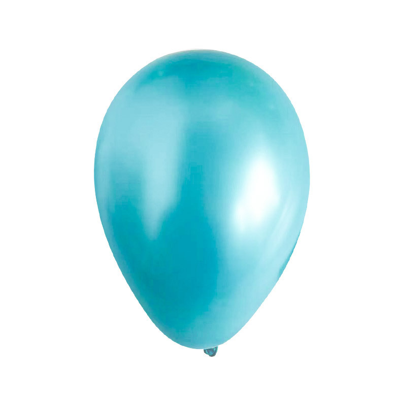 5 Inch Pearlescent Tiffany Blue Latex Balloon