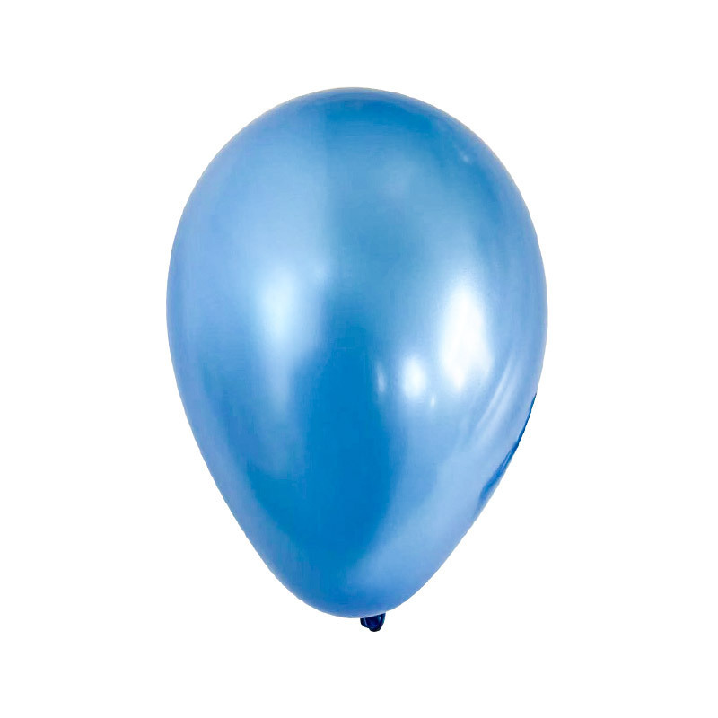 5 Inch Pearlescent Blue Latex Balloon