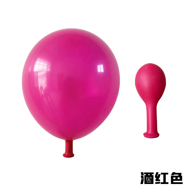 12inch Claret Standard Color Latex Balloon